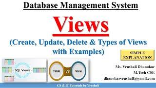 DBMS 18: Views in Database | Table VS View | DBMS / SQL Tutorial for Beginners