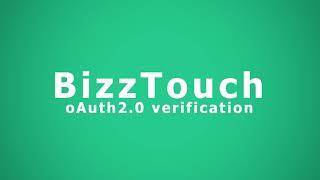 BizzTouch - Google oAuth2.0 verification demo