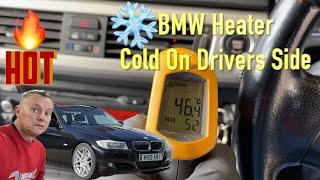 Bmw 318 Heater Only Hot On Passengers Side, Same on Many Models, Easy Fix No New Parts!!