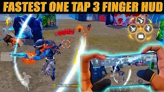 Best Fastest 3 Finger Custom Hud | 3 Finger Custom Hud Free Fire |3 Finger Super Movement Custom Hud