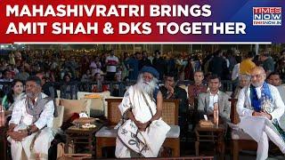 Cutting Across Party Lines, Amit Shah & DK Shivakumar Come Together To Celebrate Mahashivratri