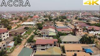 BAATSONA, ACCRA IN 4K! | DJI DRONE FOOTAGE | GHANA PART 2 #accra #ghana