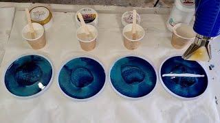 #1025 Testing Four White Pigment Pastes To See Which Creates The Best Resin Sea Foam Lacing