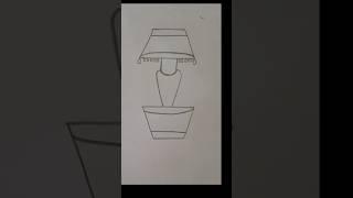 How to draw a lamp ️ easy drawing lam