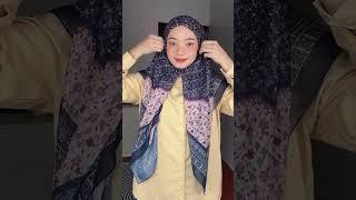 Tutorial terbaru cara pakai hijab segiempat cantik mudah dan kekinian #hijabstyle #hijabers #jilbab