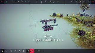 [Besiege] Zone 12 Pine Lumber Site - Crane