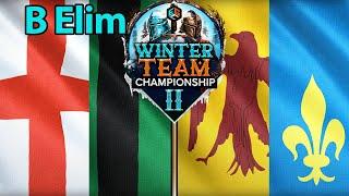 Volda E-sport  vs E-gear  - Gruppe B - Winter Team Championship 2  - Age of Empires 4