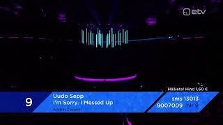 Uudo Sepp – I'm Sorry, I Messed Up - LIVE at Eesti Laul 2020 Semifinal 2