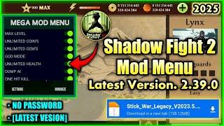 Shadow Fight 2 Mod menu V2.39.0 || No password | No key