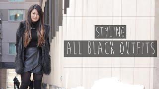 Lookbook | Tips for Styling All Black Outfits - Fashion | Eva Chung