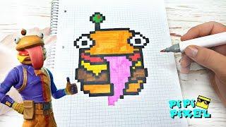 БУРГЕР из ФОРТНАЙТ PIXEL ART !!! Beef Boss РИСУНКИ ПО КЛЕТОЧКАМ fortnite