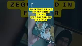 Implementing Live Streaming in a Flutter App using ZegoCloud #flutter #livestream