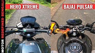 2024 Hero Xtreme 160R 4V Vs Bajaj Pulsar N160 বাংলা রাইড কোম্পারিসন | বেস্ট কোনটা ??