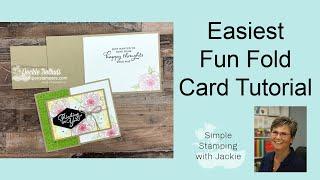 The Easiest Fun Fold Card You Can Make