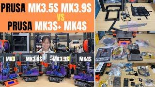 Prusa MK3.5S  MK3.9S upgrade kits: Compare everything from MK3S+ to MK4S