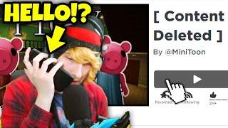 Roblox Accidentally Deleted Piggy.. SO I CALLED THEM!!