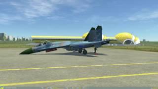 dcs world. Man with ak-74 vs. Su-27