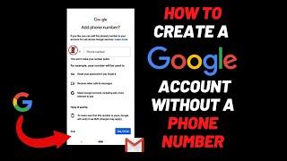 How To Create A Google Account Without A Phone Number