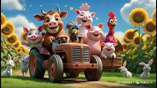 Farm Animals for Toddlers | Simple Song & Rhyme for Toddlers | Farm Animals | Sounds | Energy
