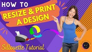 How To Resize & Print A Sublimation Design With Silhouette Studio