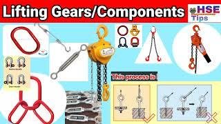 Lifting tools & tackles safety in hindi | Lifting equipment | Lifting Components | All lifting tools