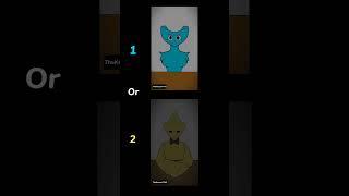 1 OR 2?  #animation #flipaclip #rainbowfriends #trend