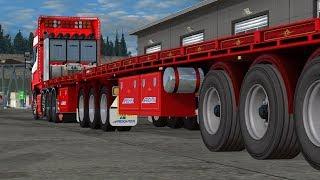 ATS & ETS 2 Owned Triple Flatdeck Trailers by TSA [1.32]