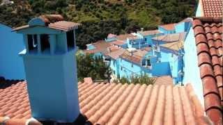 The Smurfvillage Júzcar, El Pueblo Azul, Andalucía España