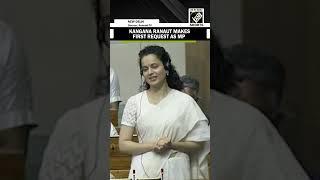 BJP MP Kangana Ranaut demands international airport in Mandi