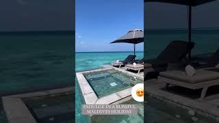 indulge in a blissful Maldives Holidays #honeymoon #couple #maldives #nidhiholidays #travel #shorts