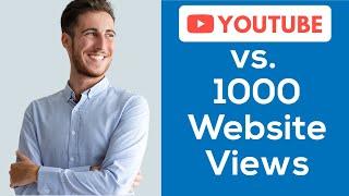 How Much Adsense Pay For 1000 Website Views vs Youtube views