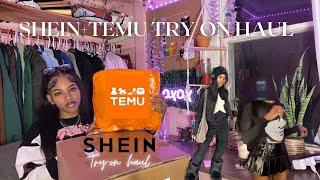 HUGE $300 SHEIN & TEMU TRY-ON HAUL 2023!  Y2K trendy clothes, fur boots, jewelry, beanies + more