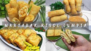 Disini Resepnya‼️Martabak Telur  Martabak Tahu Risol Kampung Sambal Kacang  Lumpia Sayur