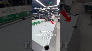 Thin cut Pinoys Vs Dane who will win‍️ #9ball #billiards #cutecut