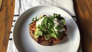 what mariel made | Loaded Sweet Potato