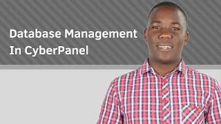 Database management in the CyberPanel Web Hosting Control Panel