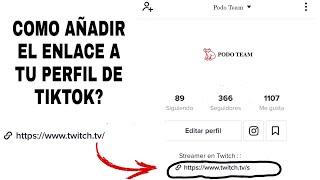  Como PONER ENLACE en  TikTok / Link en TikTok / Tutorial