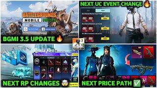 BGMI UPDATE  BGMI 3.5 Update Here | New UC UP Event | Next Prize Path | A10 RP | BGMI New Update !