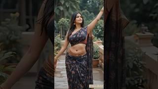 Is She Real or AI? Black Saree Style That’ll Leave You Guessing 