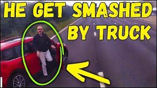 A DAY IN THE LIFE OF AN AMERICAN TRUCK DRIVER - Road Rage, Brake Check, Car Crash, Instant Karma USA