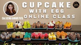 Cupcakes With Eggs Online Class To BUY ️ +91  8551 8551 04  ️ 8551 8551 07 By Om Sai Cooking Class