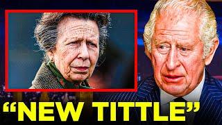 The Crown's New Era: Princess Anne Takes the Throne, Camilla Loses Her Title!