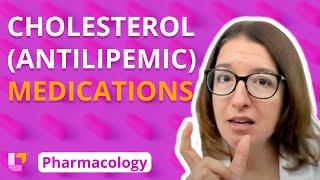 Cholesterol (Antilipemic) Medications - Pharmacology - Cardiovascular | @LevelUpRN