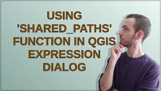 Using 'shared_paths' function in QGIS Expression Dialog