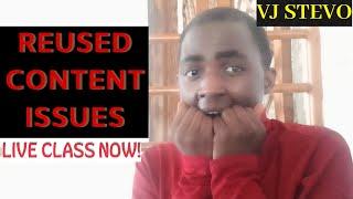 IS Reused Content KILLING Your YouTube Channel? (Explained In Luganda) Vj Stevo