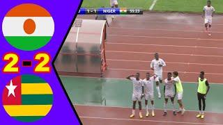 Niger  Togo  2 - 2 : Résumé de la rencontre : Tournoi (WAFU) UFOA (B) U20 (2024)