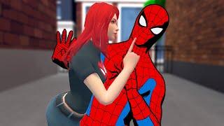 Spider-man meets his EX