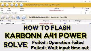 Karbonn A41 Power Flashing & Fix Research download Failed incompatible partition | Hindi - Urdu