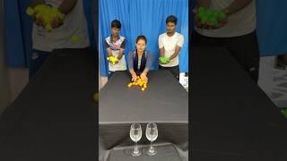 Best ball pouring family challenge #game #short