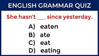 English Grammar Quiz: CAN YOU SCORE 35/35? #challenge 53